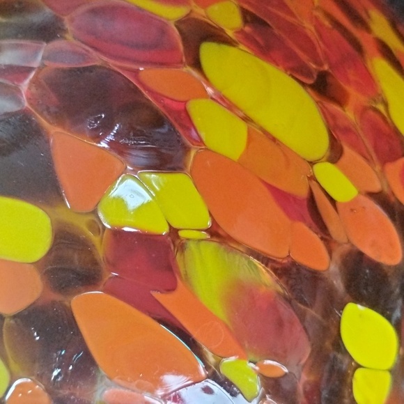 Hand Blown Colorful Glass Pitcher - Picture 5 of 7